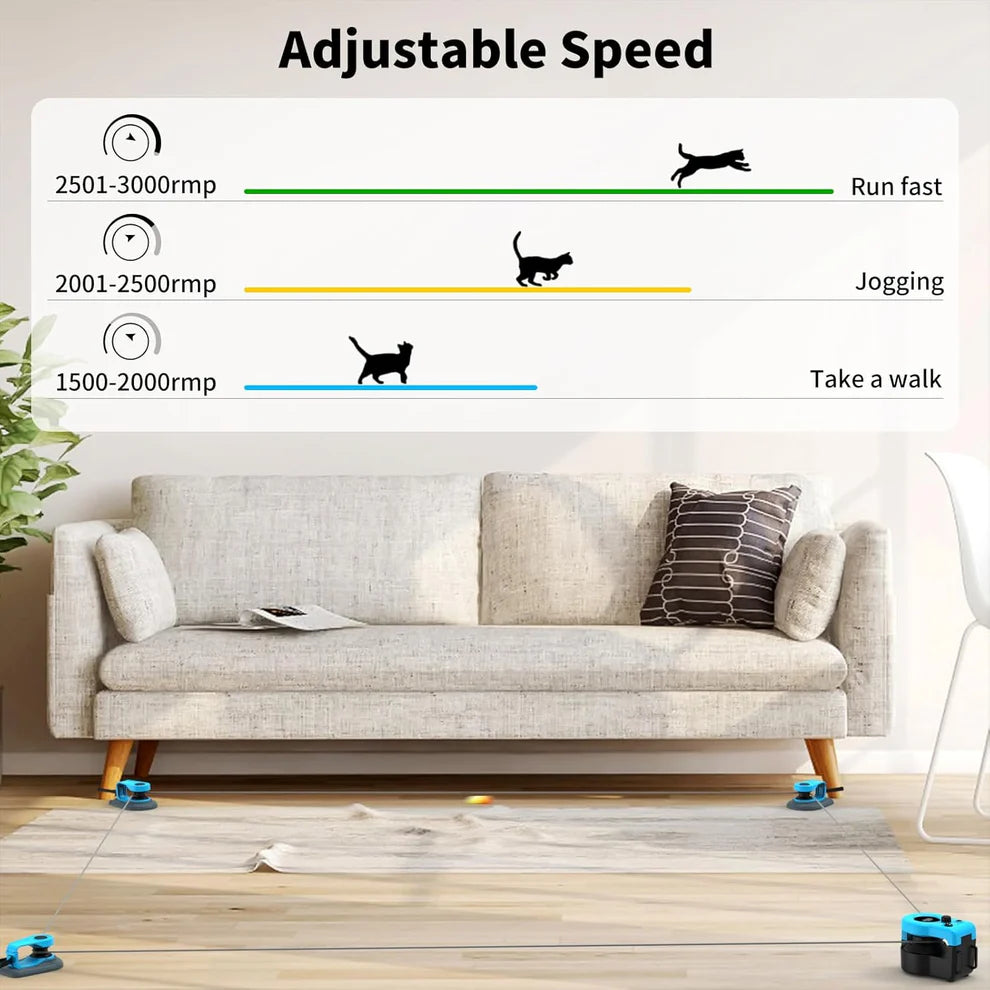 Cat Interactive Weight Loss Remote Control Toy – Blue